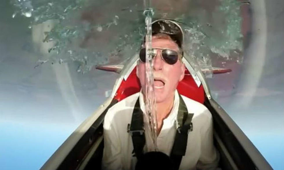 Texas Man Does ALS Ice Bucket Challenge from His Stunt Plane