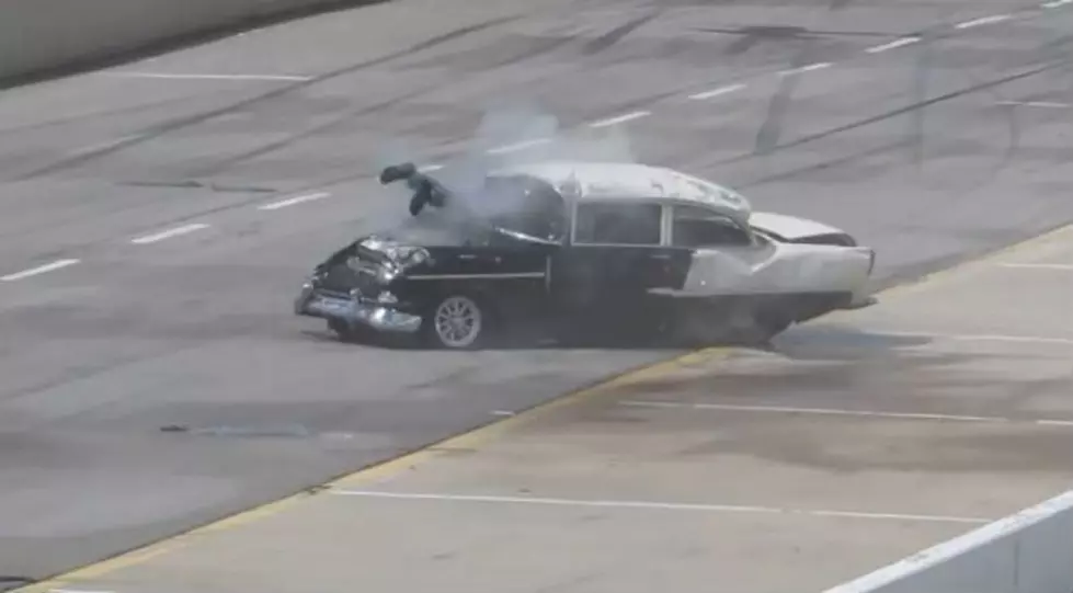 Drag Racer Smashes Through Windshield but Miraculously Survives