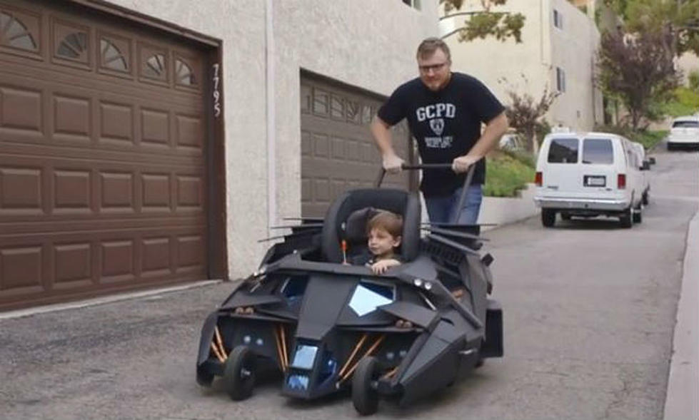 Batmobile Baby Stroller is Parenting Done Right