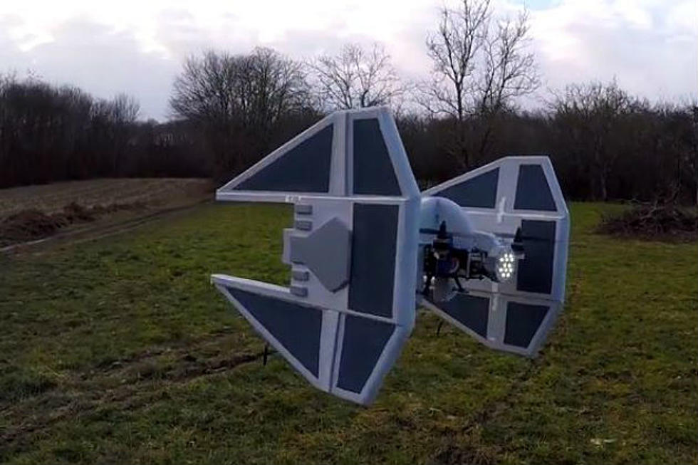 Star Wars Nerd Builds Remote Control TIE Interceptor Drone