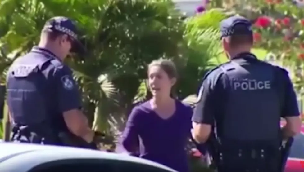 Woman Throws Dog Poop at Cops – Cops Not Impressed [VIDEO]