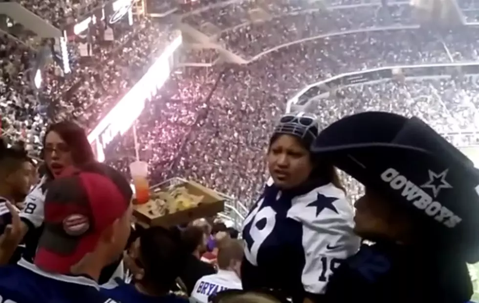 Dallas Cowboys Fans Fight Each Other During NY Giants Game