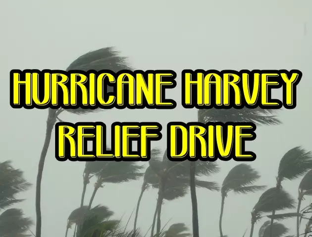 Hurricane Harvey Relief Drive This Thursday at Our Studios