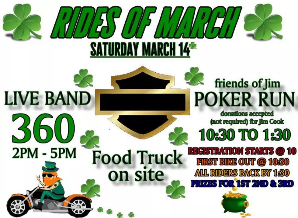 &#8216;Rides of March&#8217; is Sat. March 14th at Kent&#8217;s Harley-Davidson