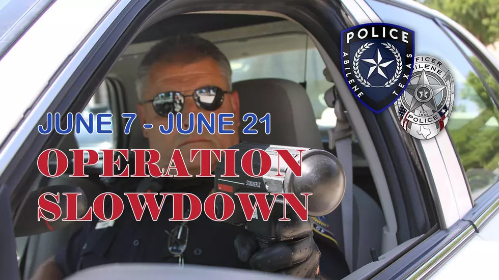 Abilene Police Department to Crack Down on Speeders with &#8220;Operation Slow Down&#8221;