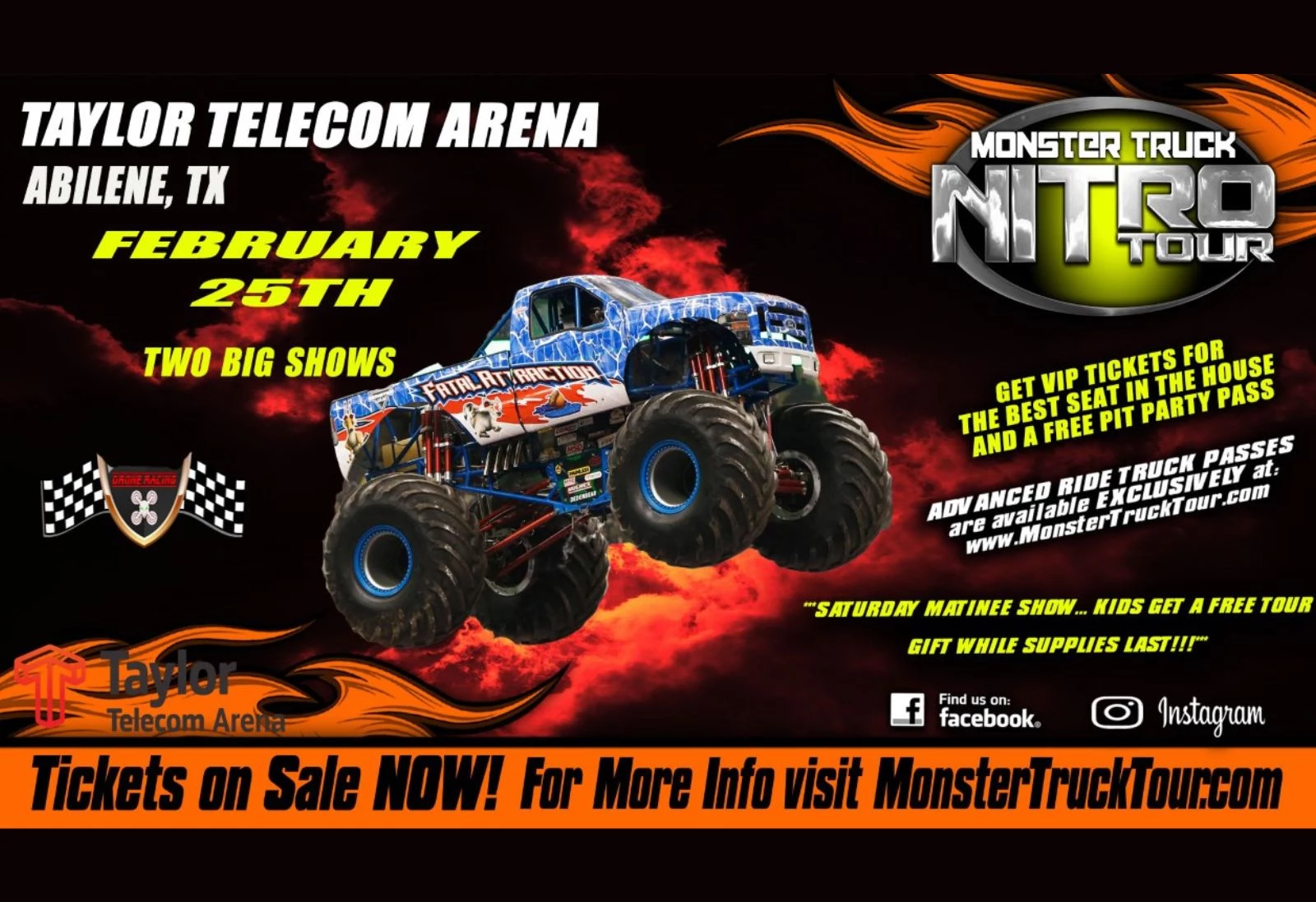 Monster Truck Nitro Tour Ticket Giveaway