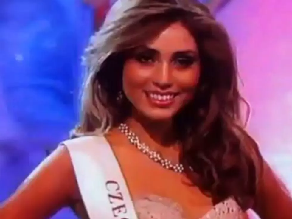 Oops! Miss Czech Republic Slips During Miss World Pageant [VIDEO]