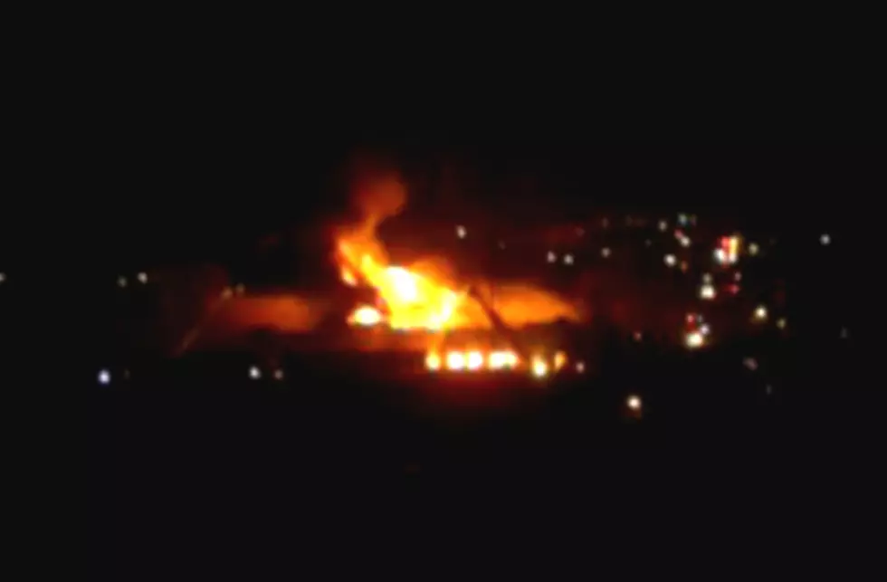 Historic Matera Paper Building Burns In Intense Fire [VIDEO]