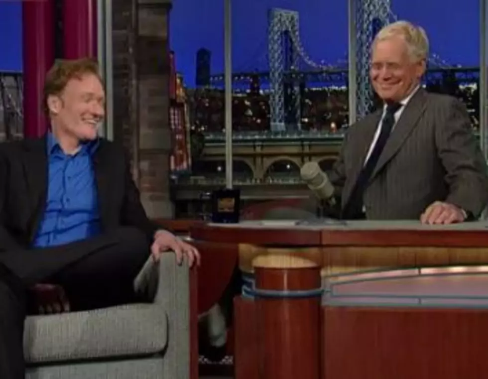 David Letterman and Conan O&#8217;Brien Goof on Jay Leno