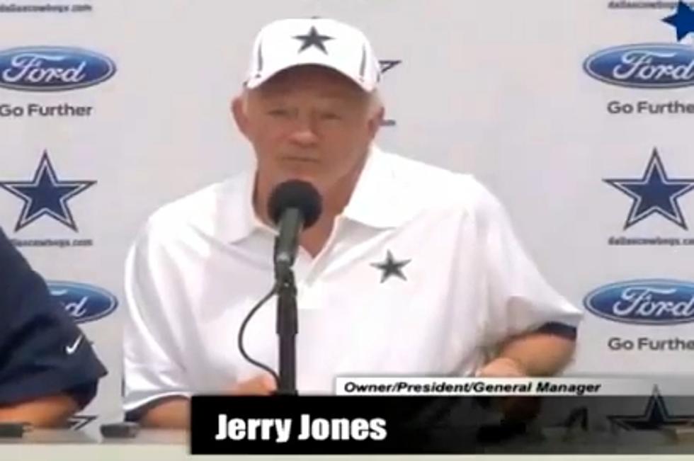 Dallas Cowboys Owner Jerry Jones Wants ‘Some Glory Hole’ [VIDEO]