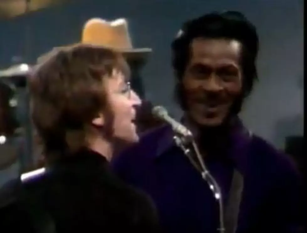 Video Vault: John Lennon performing with Chuck Berry on &#8216;The Mike Douglas Show&#8217; in 1972.