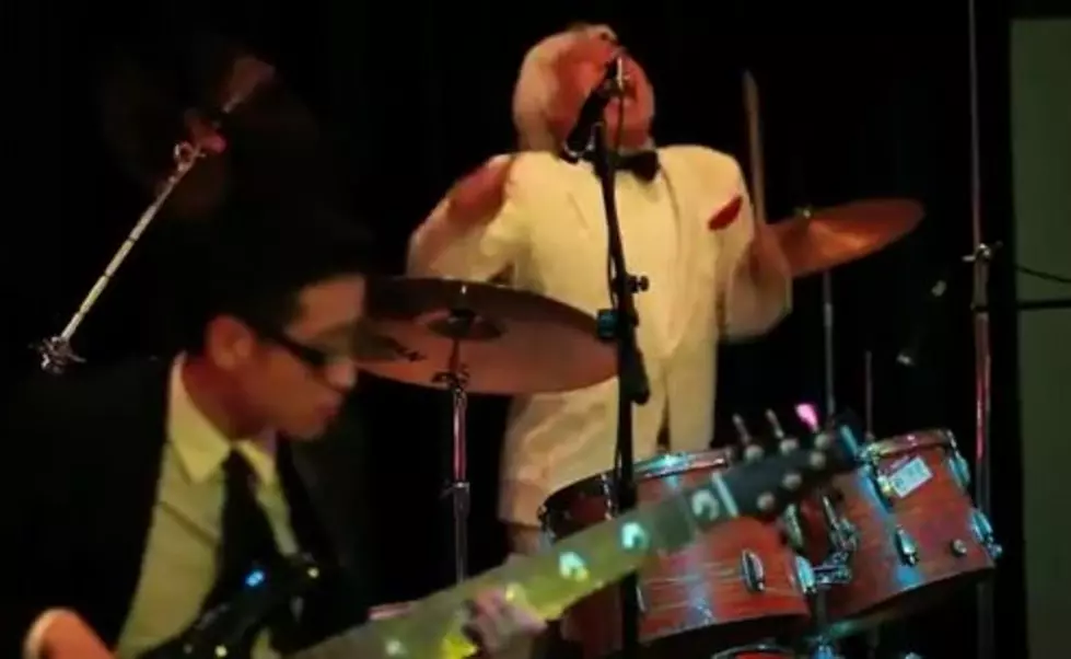 Watch Overly Enthusiastic Drummer Upstage Rest of Band to Steal the Show [VIDEO]