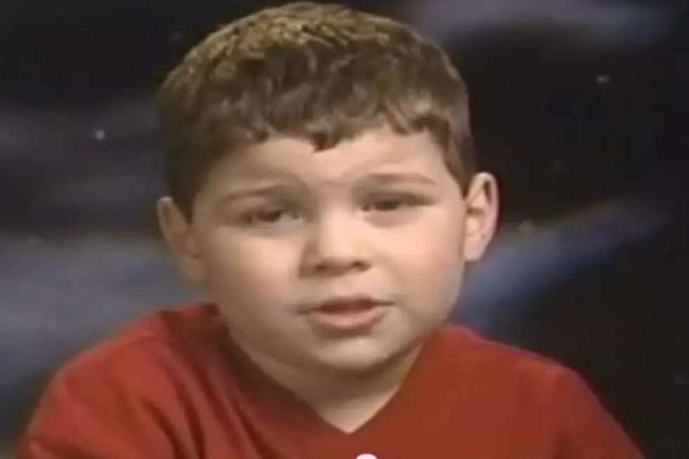 Little Boy Has a Hard Time Spitting Out the Words to a Question