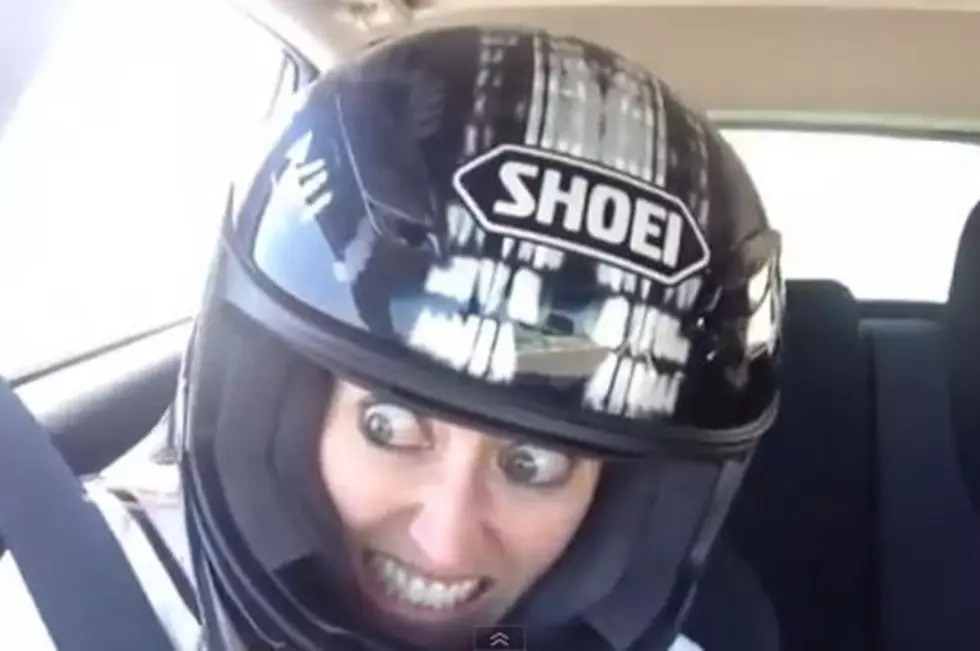 Bug Eyed Woman in Race Car Will Have You Laughing Hysterically