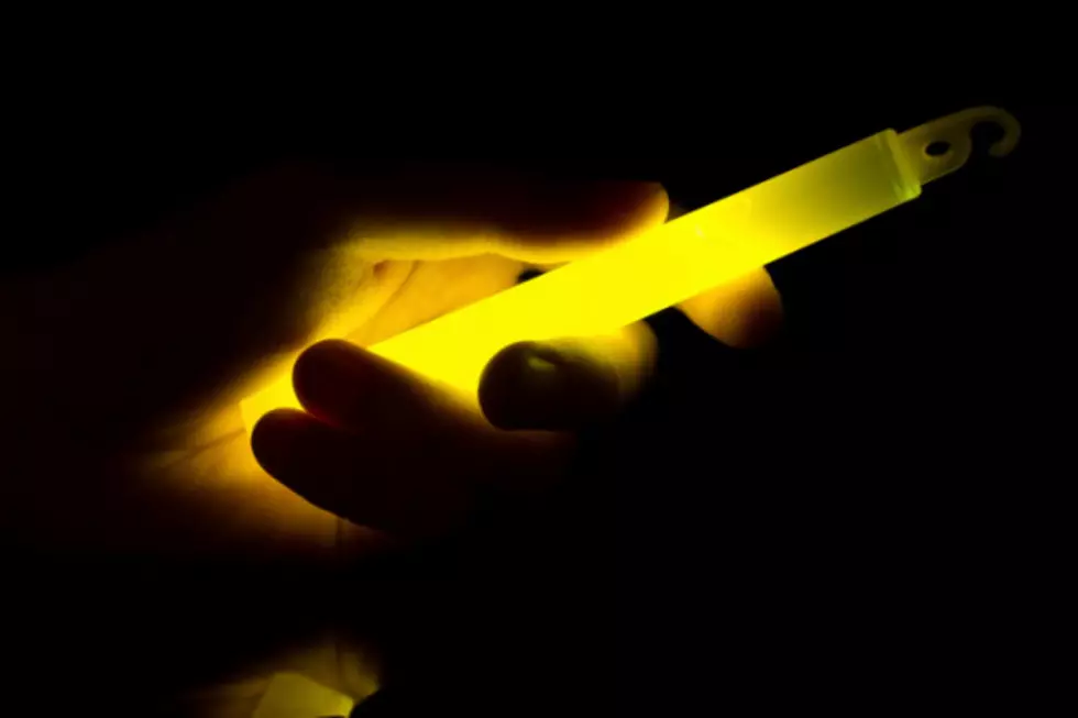 See What Happens When a Glow Stick Gets Microwaved