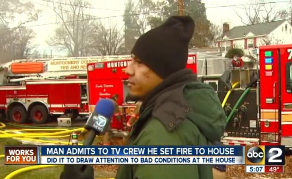 Man Calmly Admits to Setting House Fire to TV Crew, Then Police