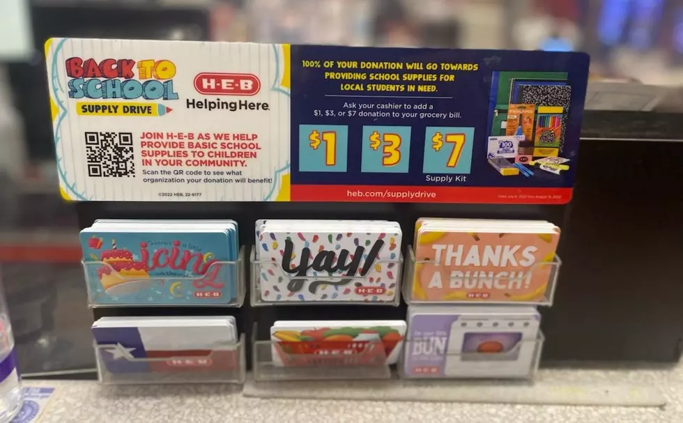 Back to School Drive With H-E-B is Underway Through August 15th