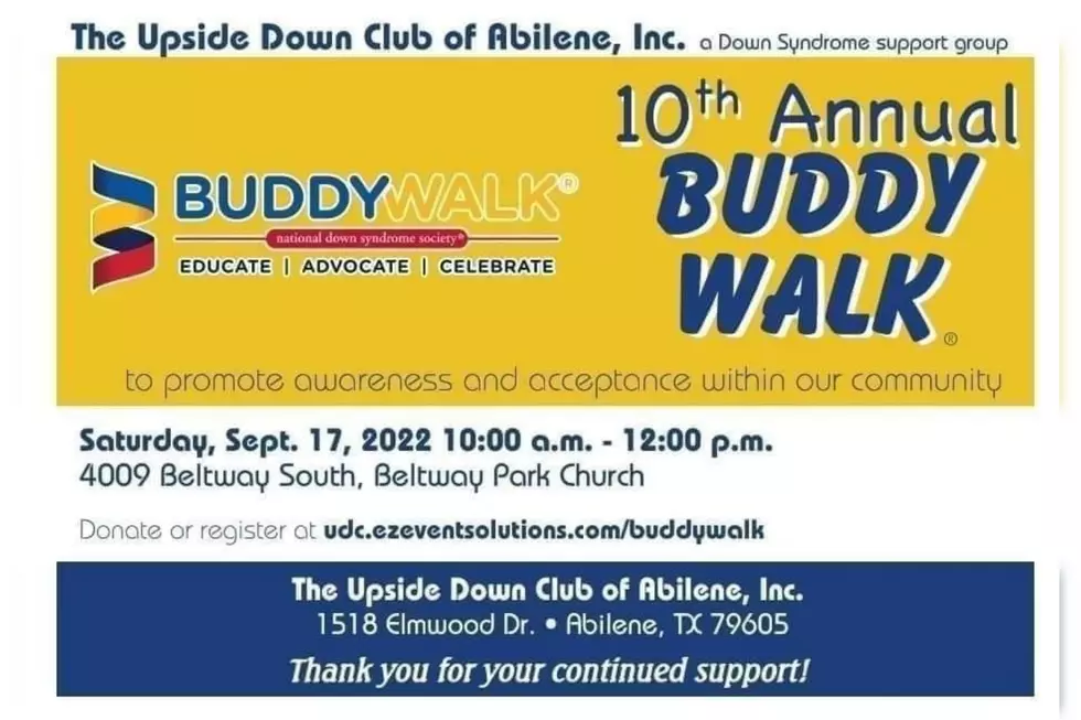 Get Ready for the 10th Annual Buddy Walk Set for Saturday, September 17th