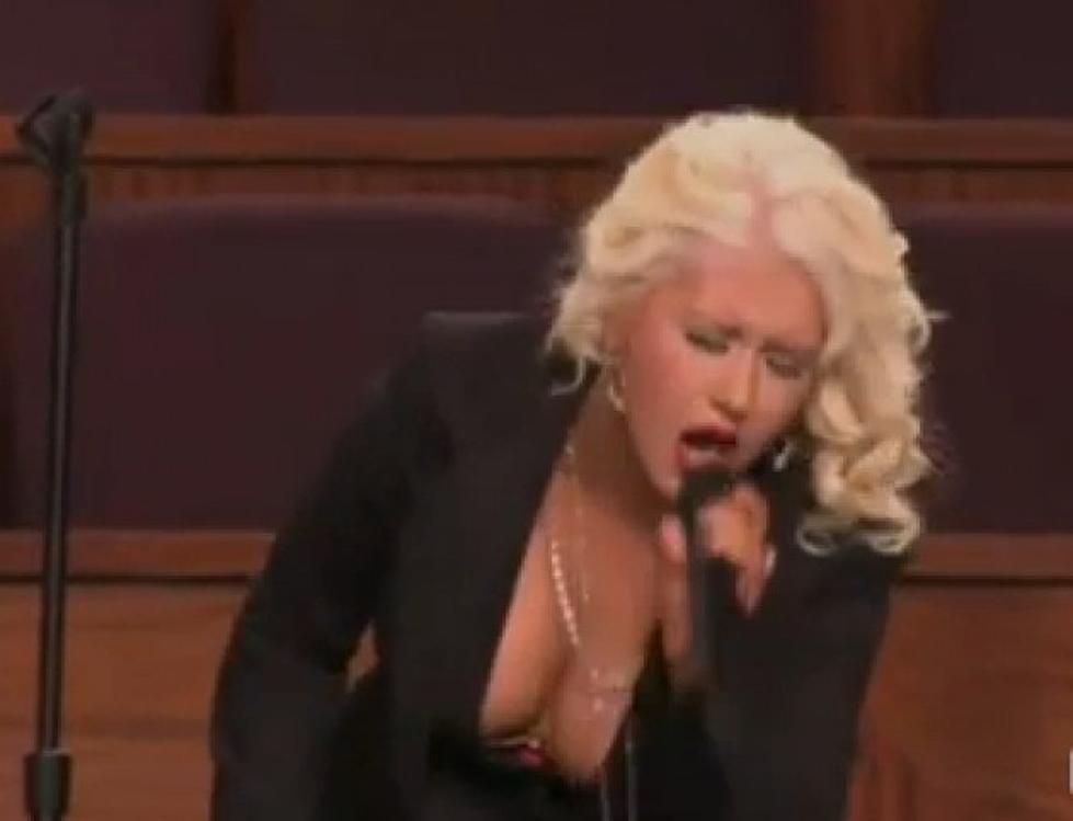 Christina Aguilera Sings at Etta James Funeral [VIDEO]