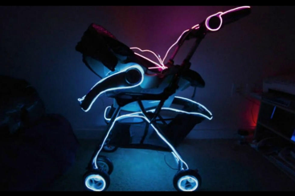 Geek Out Your Tot With ‘Tron’-Style Baby Stroller