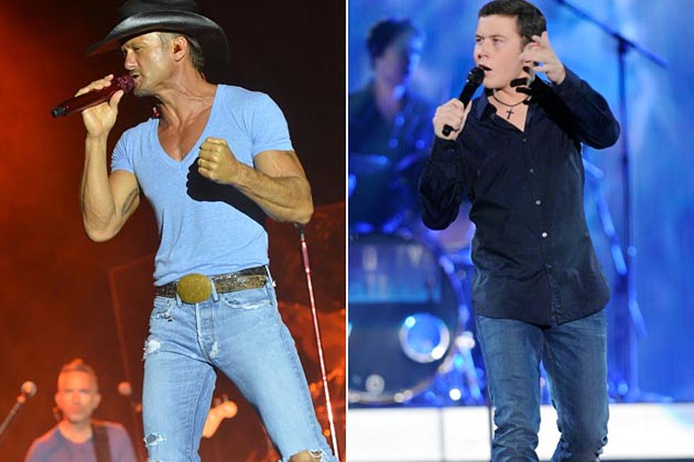 Tim McGraw Duets ‘I Like It, I Love It’ With Scotty McCreery as Surprise in Charlotte