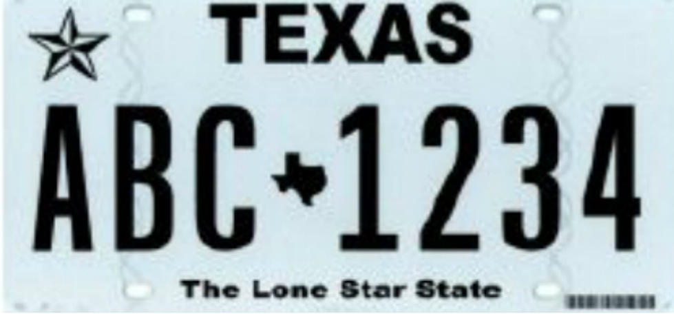 Texas Begins the Issue of New "Texas Classic" License Plate