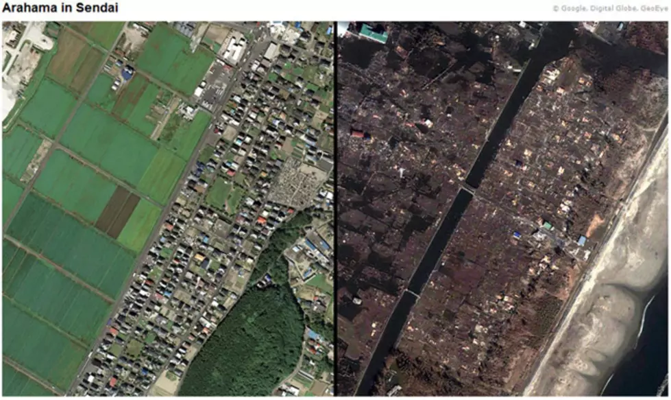 Japan Disaster Photos – Before and After