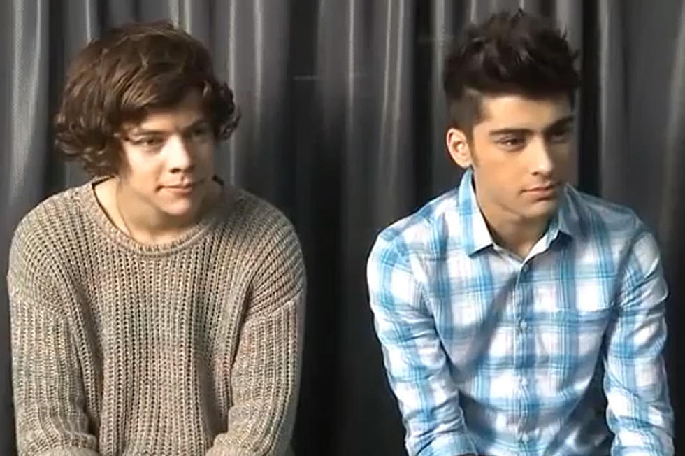 Harry Styles + Zayn Malik of One Direction Dish on Doppelgangers, Taylor Swift, Hair + More