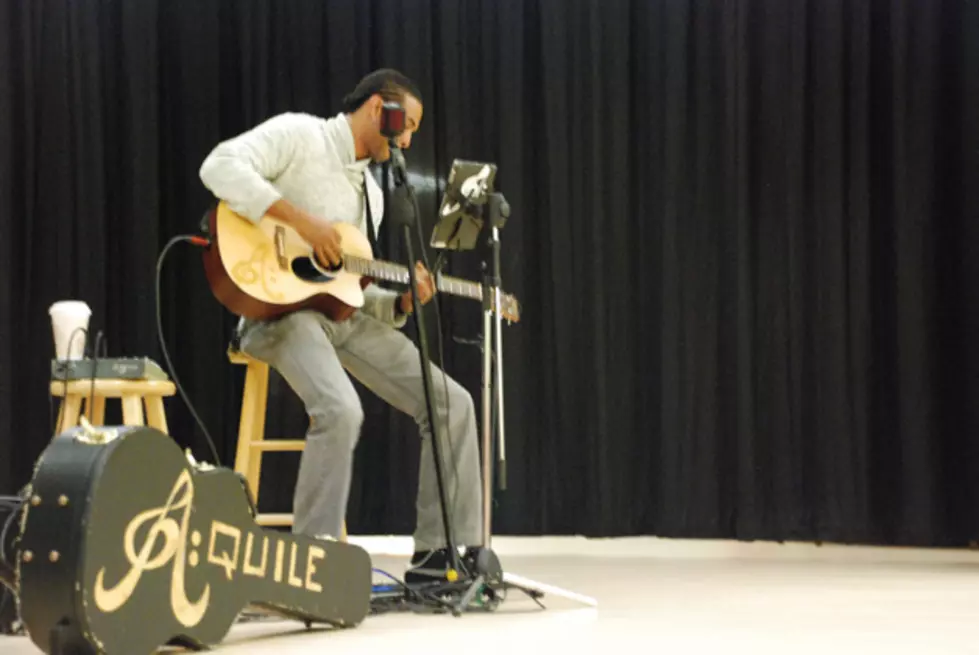 ‘Do You Play On The Radio?’- Aquile Returns To Former Elementary School [VIDEOS] [PHOTOS]