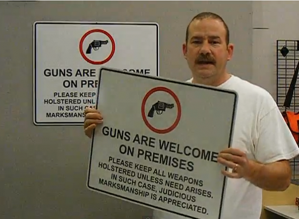 Would You Like To See a &#8220;Guns Are Welcome Here&#8221; Sign In Your Local Store? [POLL]