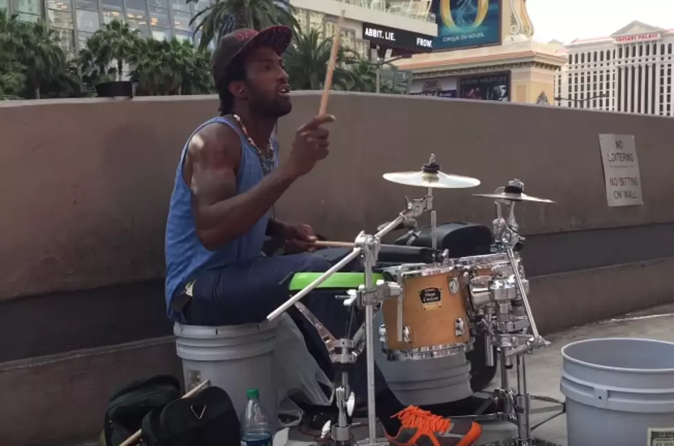 Vegas Street Performer Covers ‘See You Again’ On Drums [VIDEO]