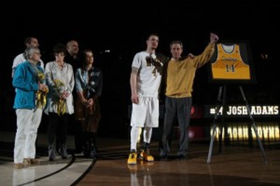 Josh Adams Honored on Senior Night [VIDEO]