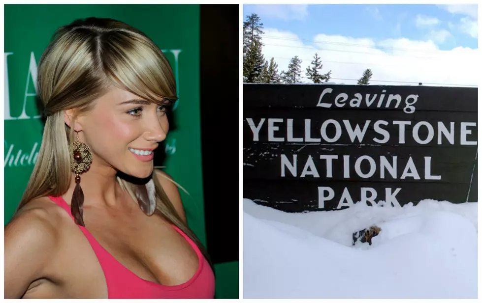 Playboy Model At Yellowstone