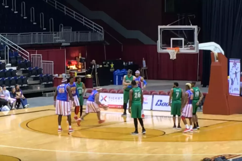 DJ Nyke Shows Lack of B-ball Skill With The Harlem Globetrotters 