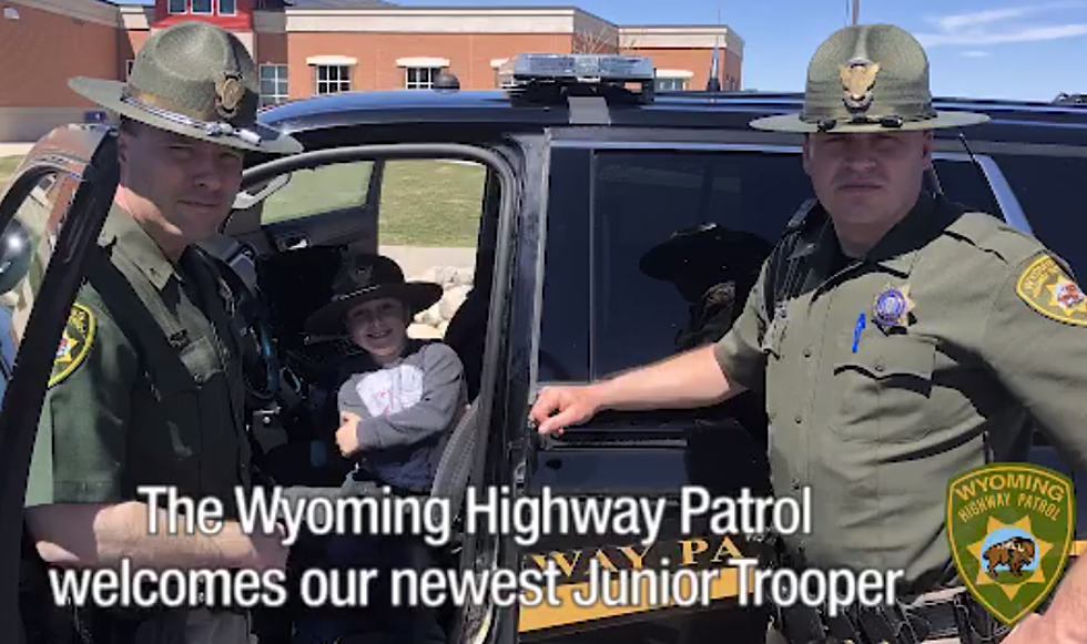Wyoming Highway Patrol Welcomes Newest Junior Trooper [VIDEO]