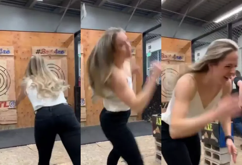 Casper Woman Miraculously Dodges Bouncing Ax [VIDEO]