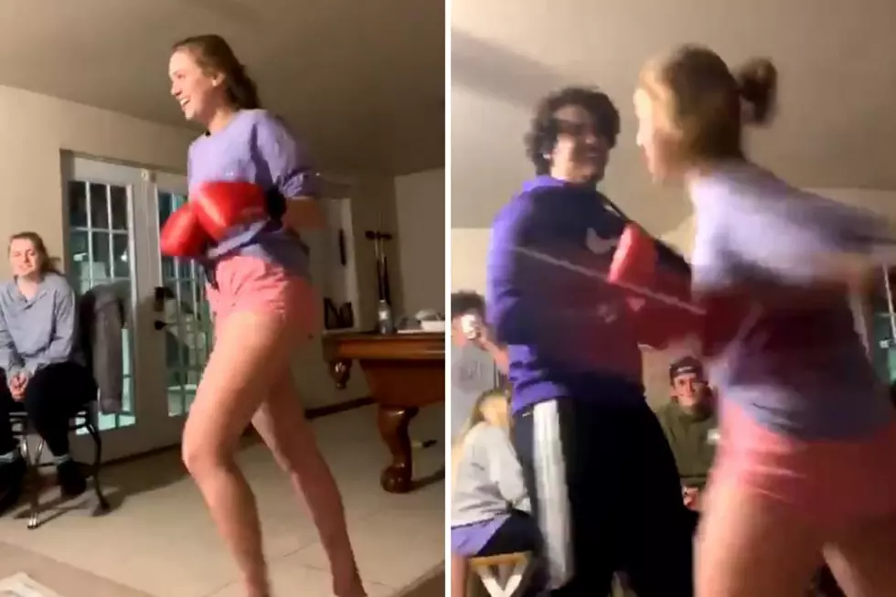 WATCH: Girl Performs Perfect Knockout Punch On Her Boyfriend