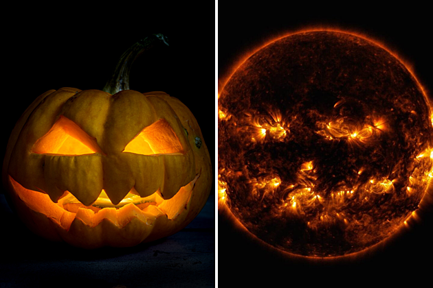NASA Photo Appears To Show The Sun As A Jack-O-Lantern