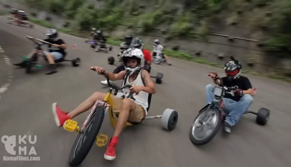 Casper Mountain Needs Adult Big Wheel Racing [VIDEOS]