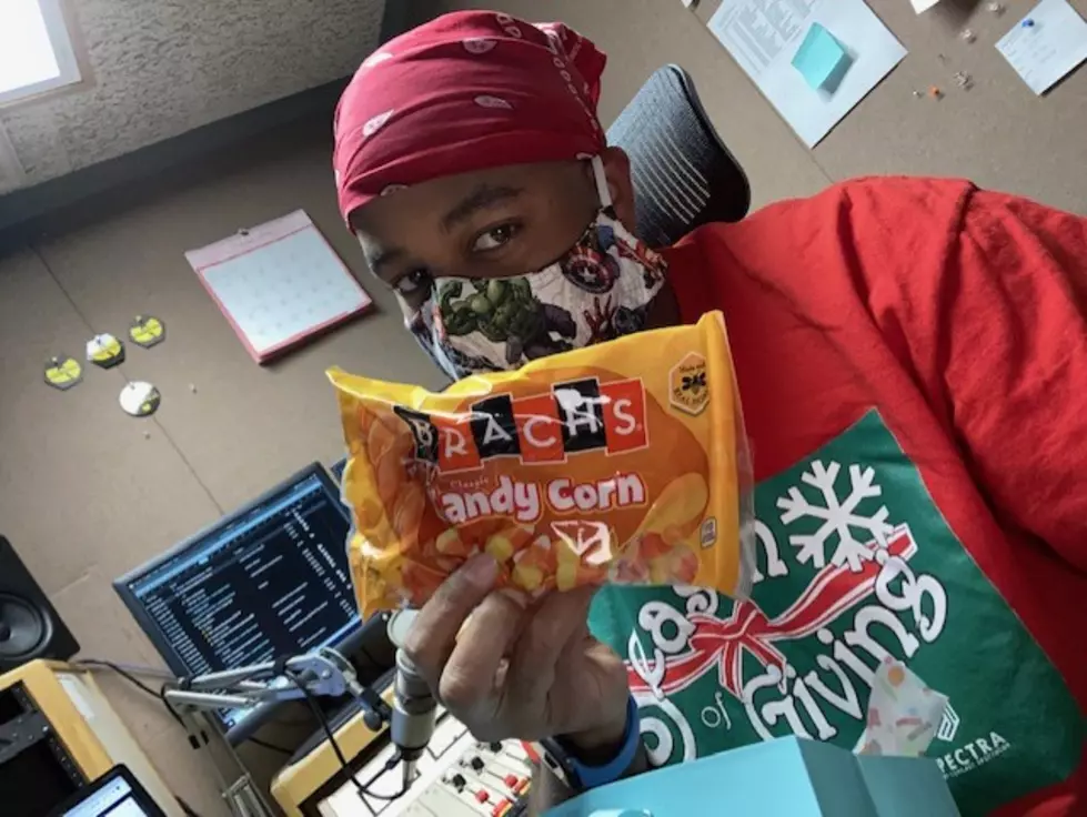 DJ Nyke with Candy Corn