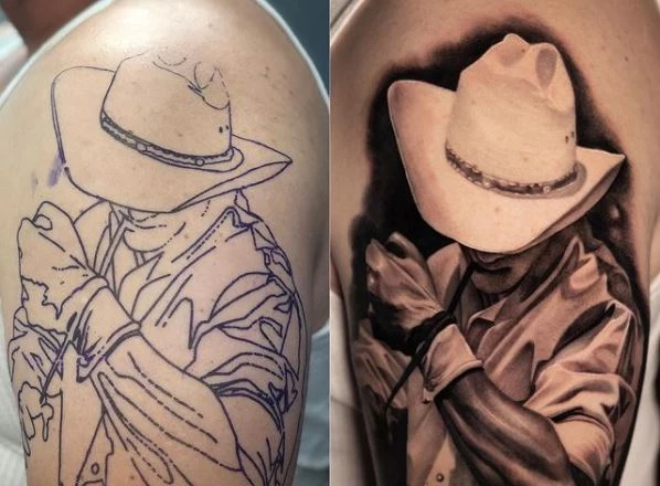 This WyomingInspired Rodeo Cowboy Tattoo Is Awesome