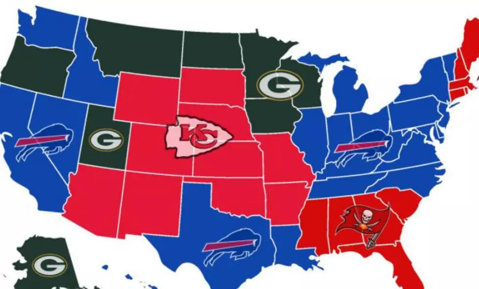 2021 NFL Championship Rooting Map Is Way Off For Wyoming