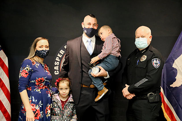 Casper Police Department Welcomes New Officer and His Family