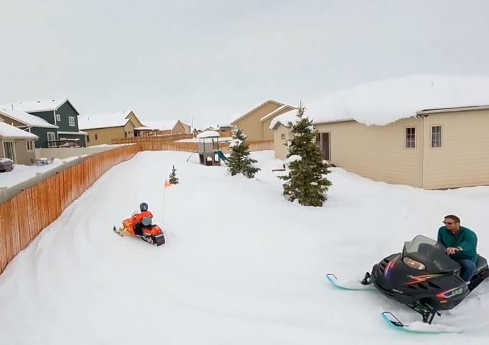 Awesome Drone Video Shows How Casper Enjoyed a Snow Day