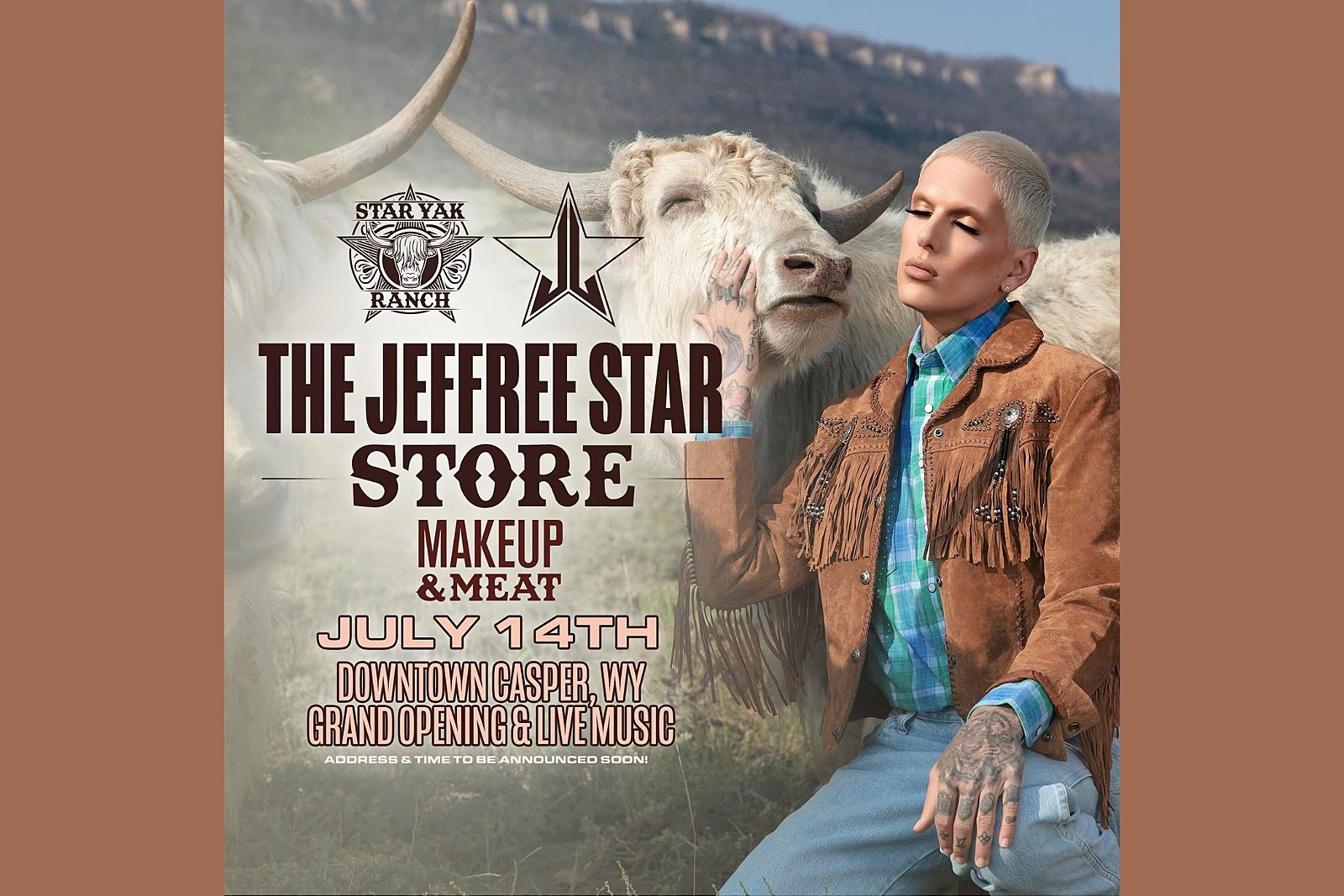 Jeffree Star on X: Packing up for my trip to Wyoming 💦🧡 Can't wait to  live there part time on the new Star Ranch & start to write my  autobiography 🔥 Next #