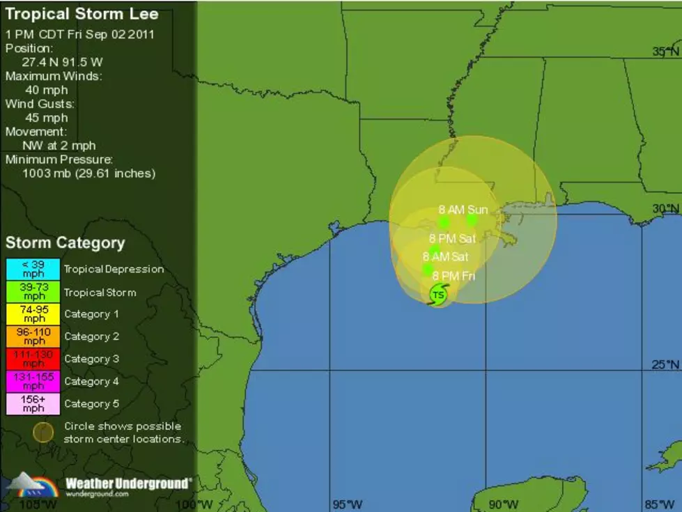 Tropical Storm Lee Forms in The Gulf
