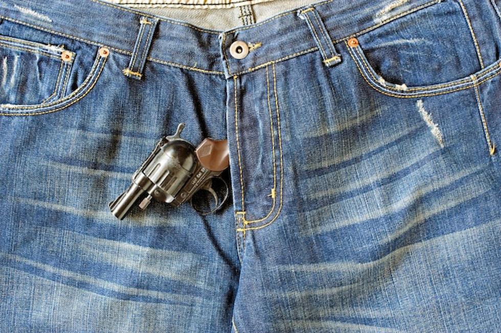 Loaded Gun Misfires in Guy’s Crotch