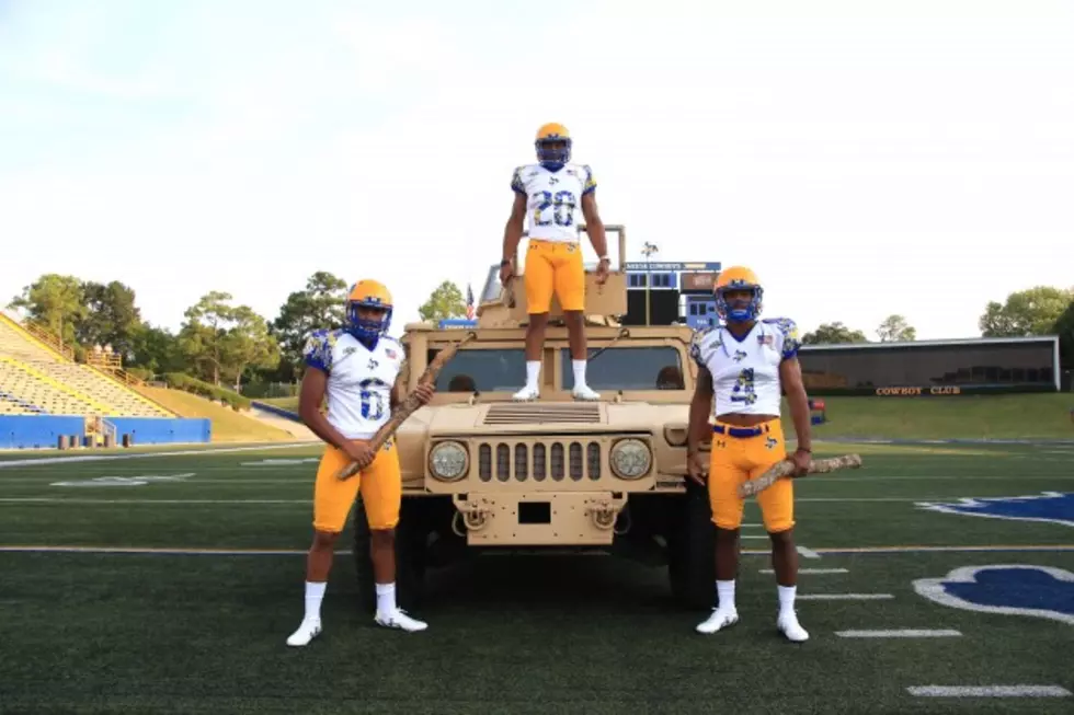 McNeese Football Unveils New Camouflage Jerseys In Honor Of Military For First Home Game Sept. 12