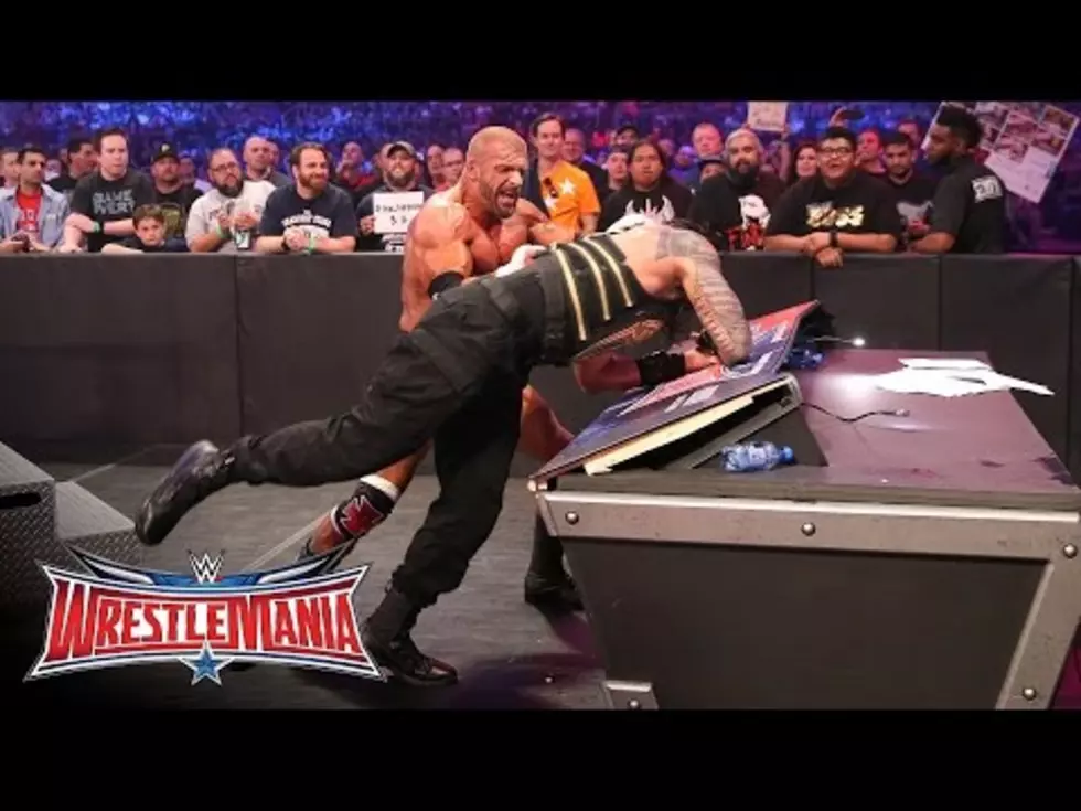 The Roman Empire Dethrones Triple H At Wrestlemania [VIDEO]