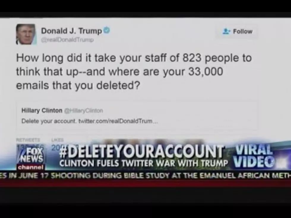 Clinton-Trump Twitter War? [VIDEO]